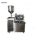 Mesin Pengisi Tabung Logam Aluminium yang Dapat Dilipat Semi Otomatis