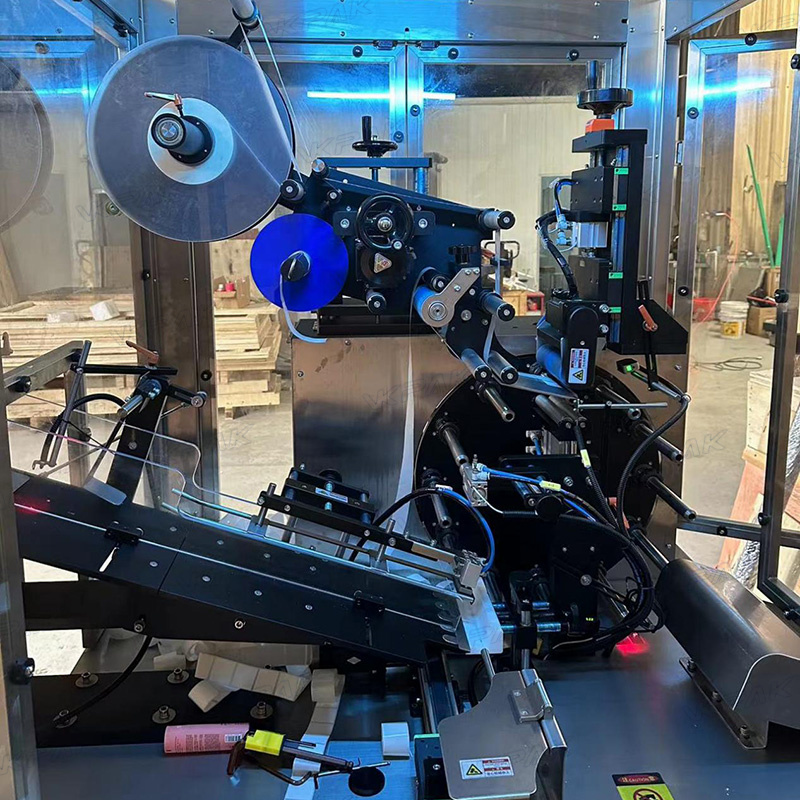 Mesin Pelabelan Tabung Plastik Lunak Otomatis Dengan Sistem Pengumpanan Tabung