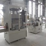 Jalur Pengisian dan Penutupan Botol Leher Sudut Otomatis Untuk Cairan Korosif