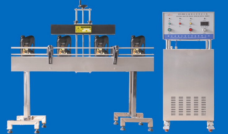 automatic induction sealing machines mesin penyegel induksi linier otomatis dilengkapi dengan tutup
