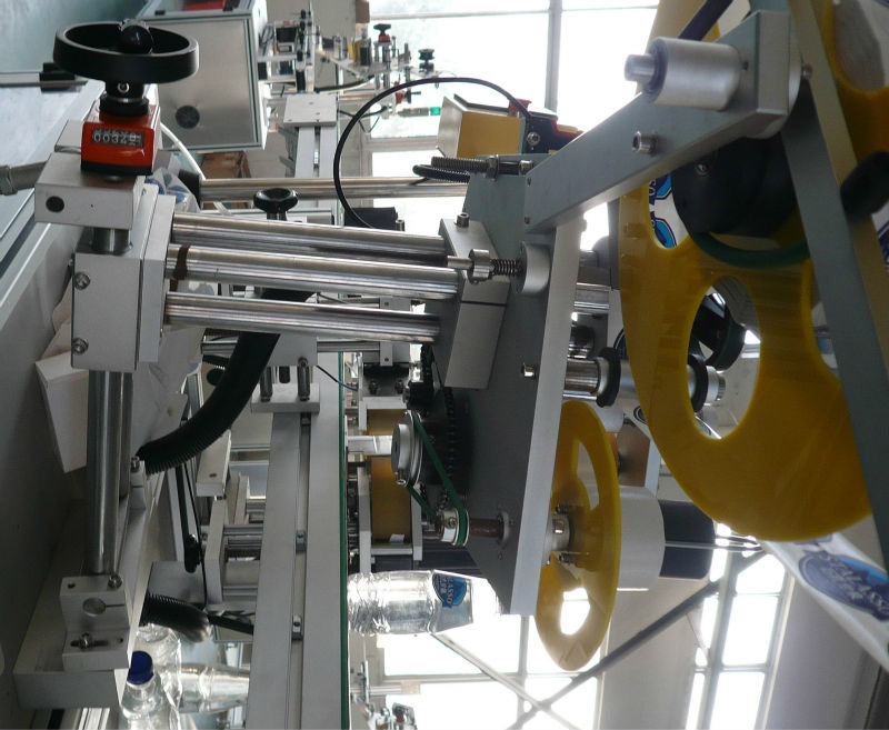 mesin penempel label perekat dua sisi atas bawah