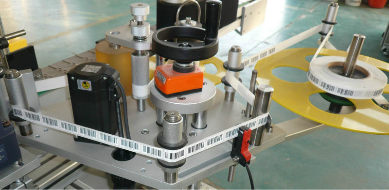 mesin penempel label perekat dua sisi atas bawah