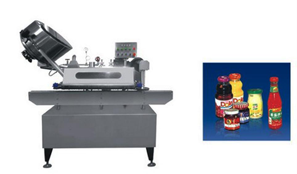 Button-controlled system glass Jar twist off Steam Capper equipment vacuum capping machine for sauce mesin penutup vakum dengan kontrol tombol putar lepas.jpg