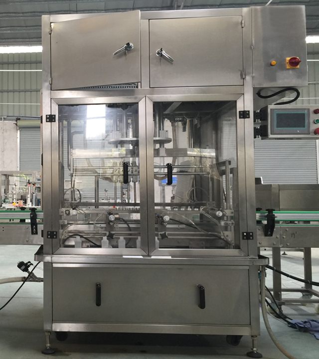 Linear filling machine with 4 filling heads MESIN PENGISI LINIER.jpg