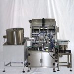 Mesin Pengisian dan Penutup Botol Kecil Minyak Perawatan Rambut Monoblock