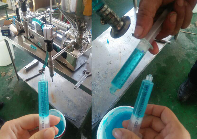 liquid filler semi automatic Botol 8 ons untuk gel rambut.jpg